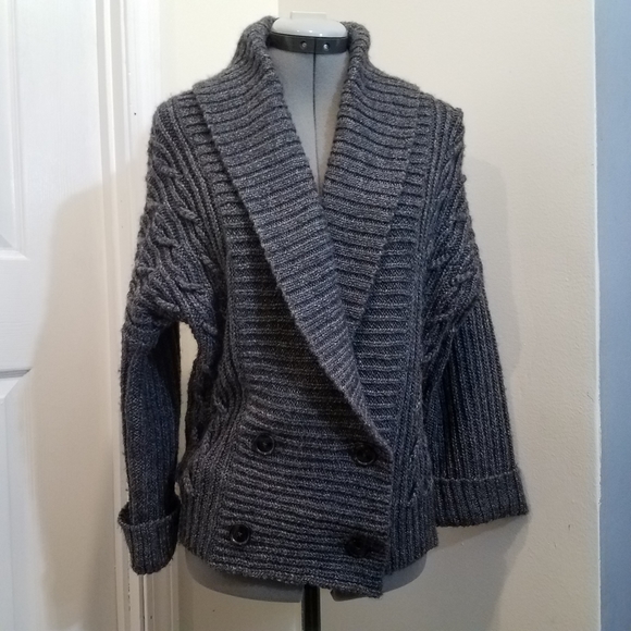 Ann Taylor Sweaters - Ann Taylor double breasted cozy knit sweater, S